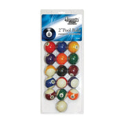 ARIX Standard 2" Pool Balls Set, High-Quality Resin Billiard Balls in Blister Pack - 15 Numbered Balls + Cue Ball
