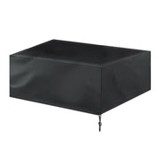 ARIX Waterproof Oxford Fabric Pool Table Cover 7/8/9FT Billiard Table Protector with Silver Coating - Black
