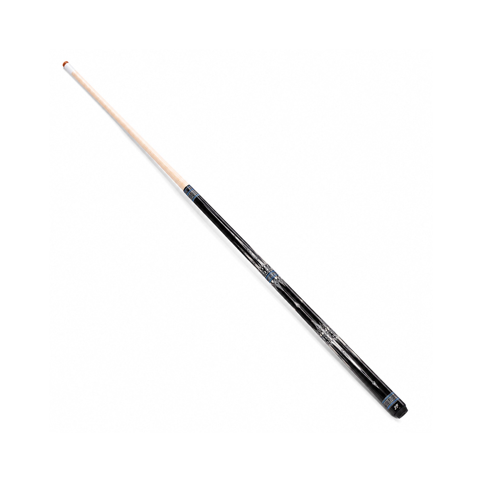 ARIX Carbon Fiber Cue Stick 12.5MM Tip 145CM 1/2 Split Precision Control Professional Billiard Pool Cue Durable Performance - Black