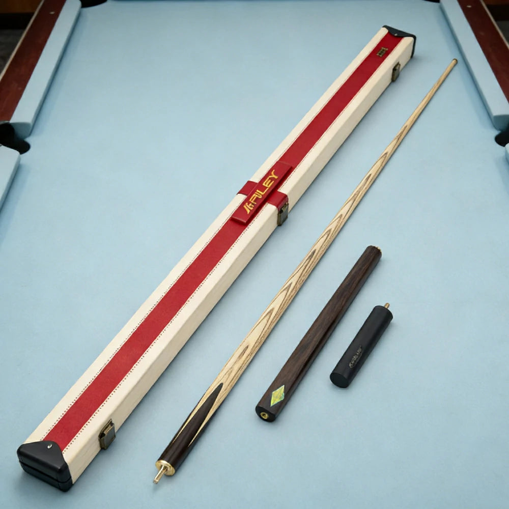 RILEY 3/4 Split Pool Cue - Precise Energy Transfer & Accuracy, Ash Wood Shaft & Ebony Butt, 9.5mm Multilayer Tip