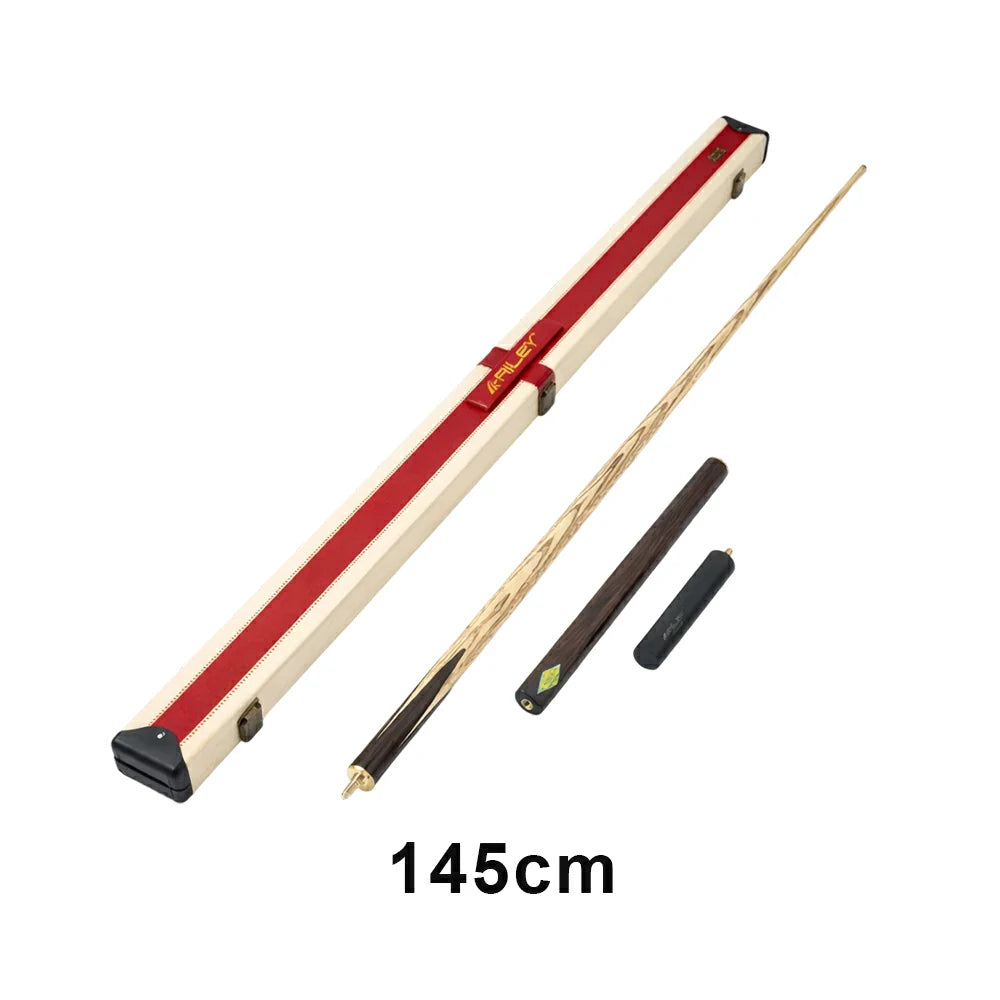 RILEY 3/4 Split Pool Cue - Precise Energy Transfer & Accuracy, Ash Wood Shaft & Ebony Butt, 9.5mm Multilayer Tip