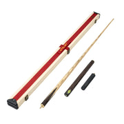 RILEY 3/4 Split Pool Cue - Precise Energy Transfer & Accuracy, Ash Wood Shaft & Ebony Butt, 9.5mm Multilayer Tip