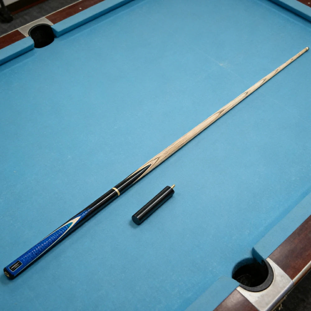 RILEY 3/4 Split Pool Cue - Stable Control & Smooth Feedback, Ash Wood Shaft & Multi-Layer Composite Butt, 9.5mm Leather Tip