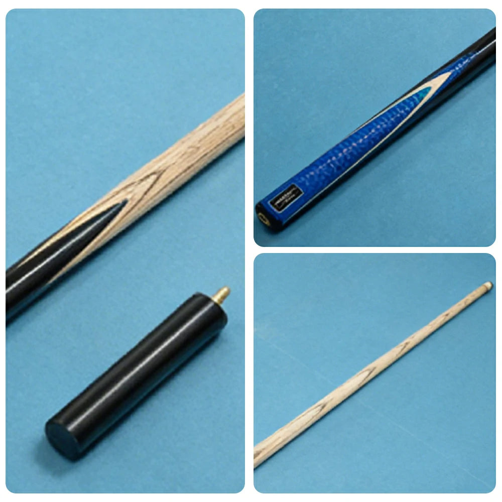 RILEY 3/4 Split Pool Cue - Stable Control & Smooth Feedback, Ash Wood Shaft & Multi-Layer Composite Butt, 9.5mm Leather Tip
