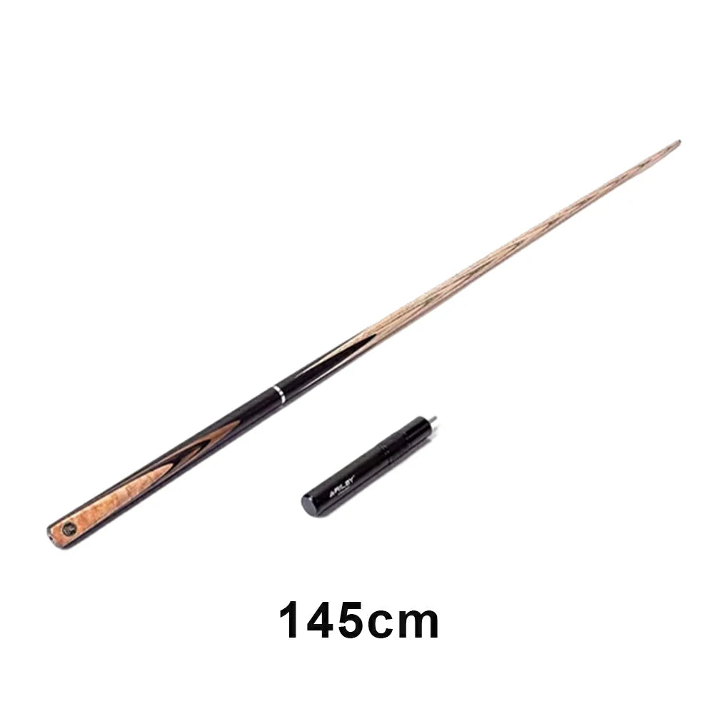 RILEY 3/4 Split Pool Cue - Balanced Feel & Shot Control, Ash Wood Shaft & Ebony Butt, 9.5mm Leather Tip