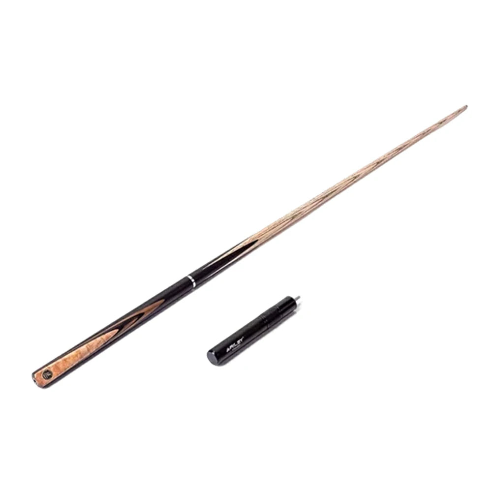 RILEY 3/4 Split Pool Cue - Balanced Feel & Shot Control, Ash Wood Shaft & Ebony Butt, 9.5mm Leather Tip