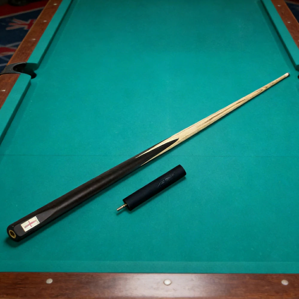 RILEY One-Piece Feel Pool Cue - Smooth Feedback & Precision Control, Ash Wood Shaft & Engineered Wood Butt, 9.5mm Pro Tip