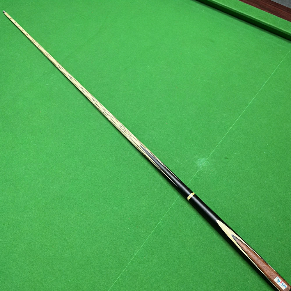 RILEY 3/4 Split Pool Cue - Consistent Control & Smooth Strike, Ash Wood Shaft & Ebony Butt, 9.5mm Pro Leather Tip