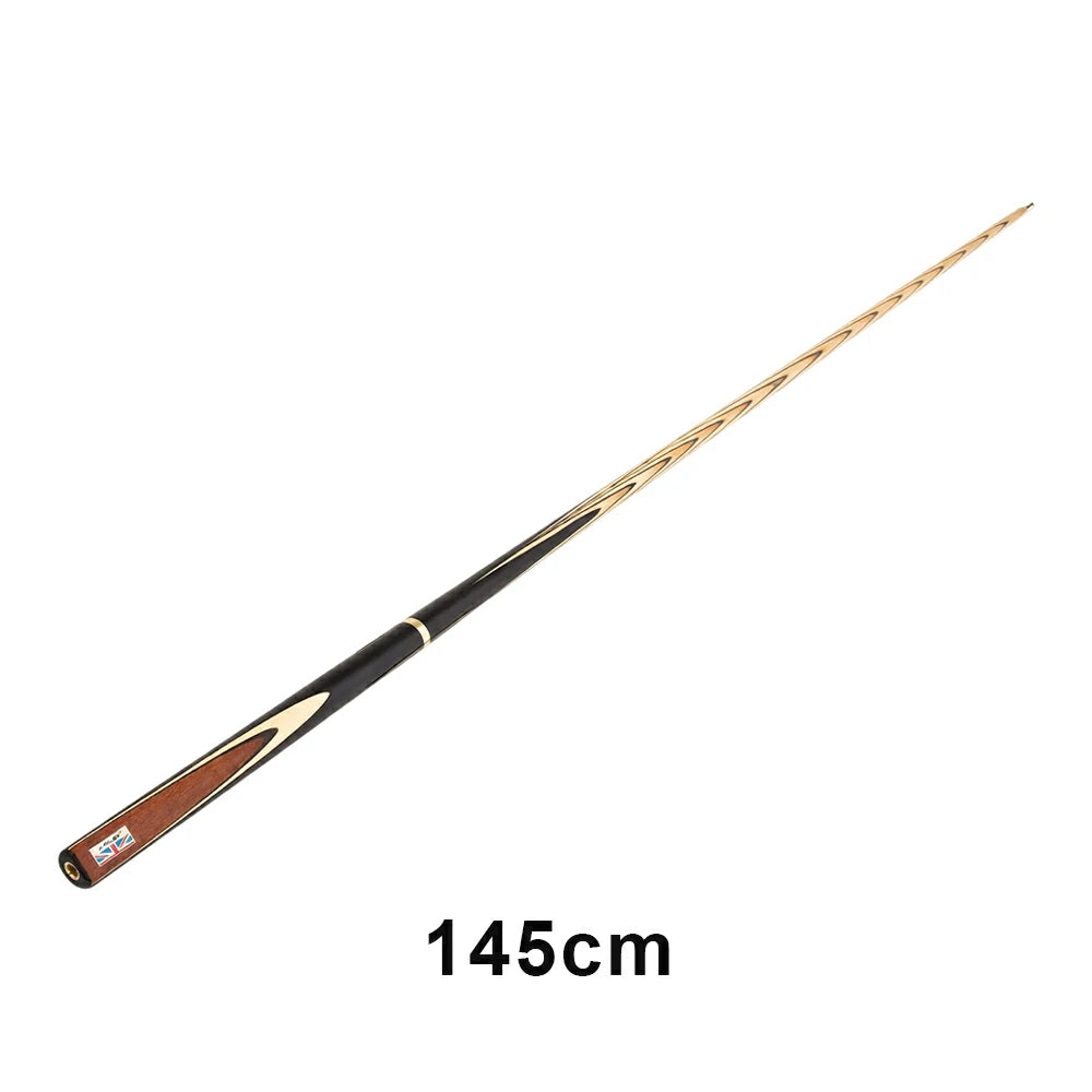 RILEY 3/4 Split Pool Cue - Consistent Control & Smooth Strike, Ash Wood Shaft & Ebony Butt, 9.5mm Pro Leather Tip
