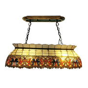 ARIX Billiard Pendant Light - Glass Shade, Handmade Craft, Durable Iron Fittings, E27 Socket, Stylish Pool Table Lighting - Yellow