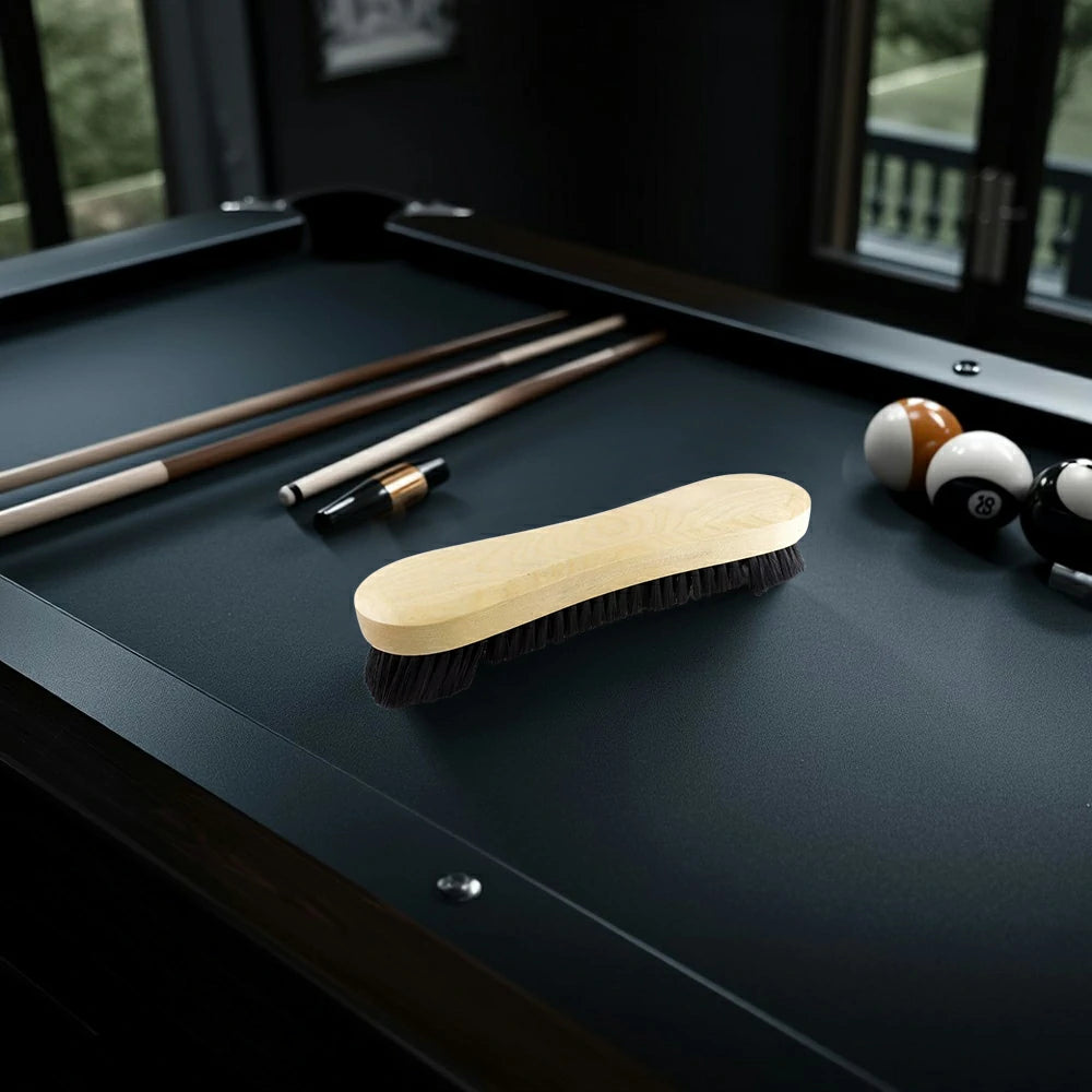 ARIX Table Brush 1/2 Standard, Solid Oak Body, Dual-Length Nylon Bristles for Even Cloth Cleaning - Lightweight & Durable