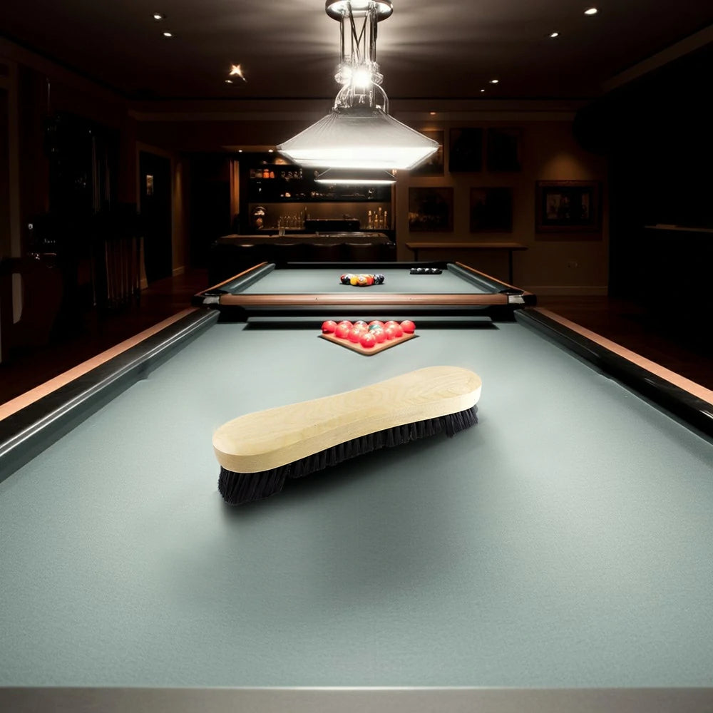 ARIX Table Brush 1/2 Standard, Solid Oak Body, Dual-Length Nylon Bristles for Even Cloth Cleaning - Lightweight & Durable