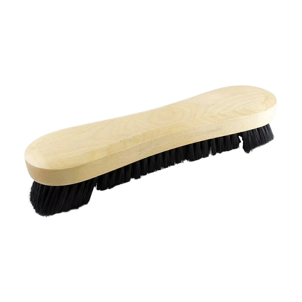 ARIX Table Brush 1/2 Standard, Solid Oak Body, Dual-Length Nylon Bristles for Even Cloth Cleaning - Lightweight & Durable