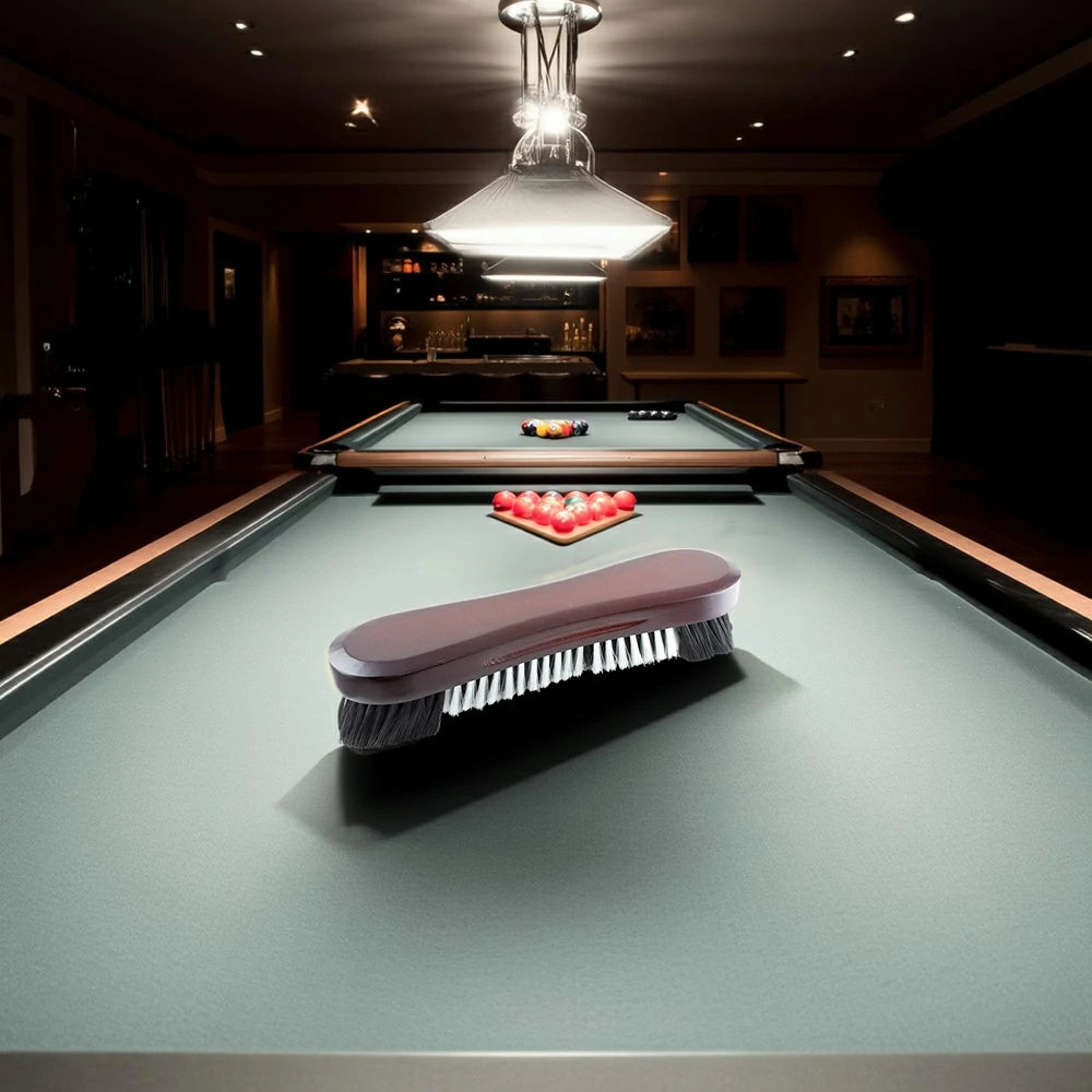 ARIX Table Brush 1/2 Standard, Solid Oak Body, Dual-Length Nylon Bristles for Even Cloth Cleaning - Lightweight & Durable