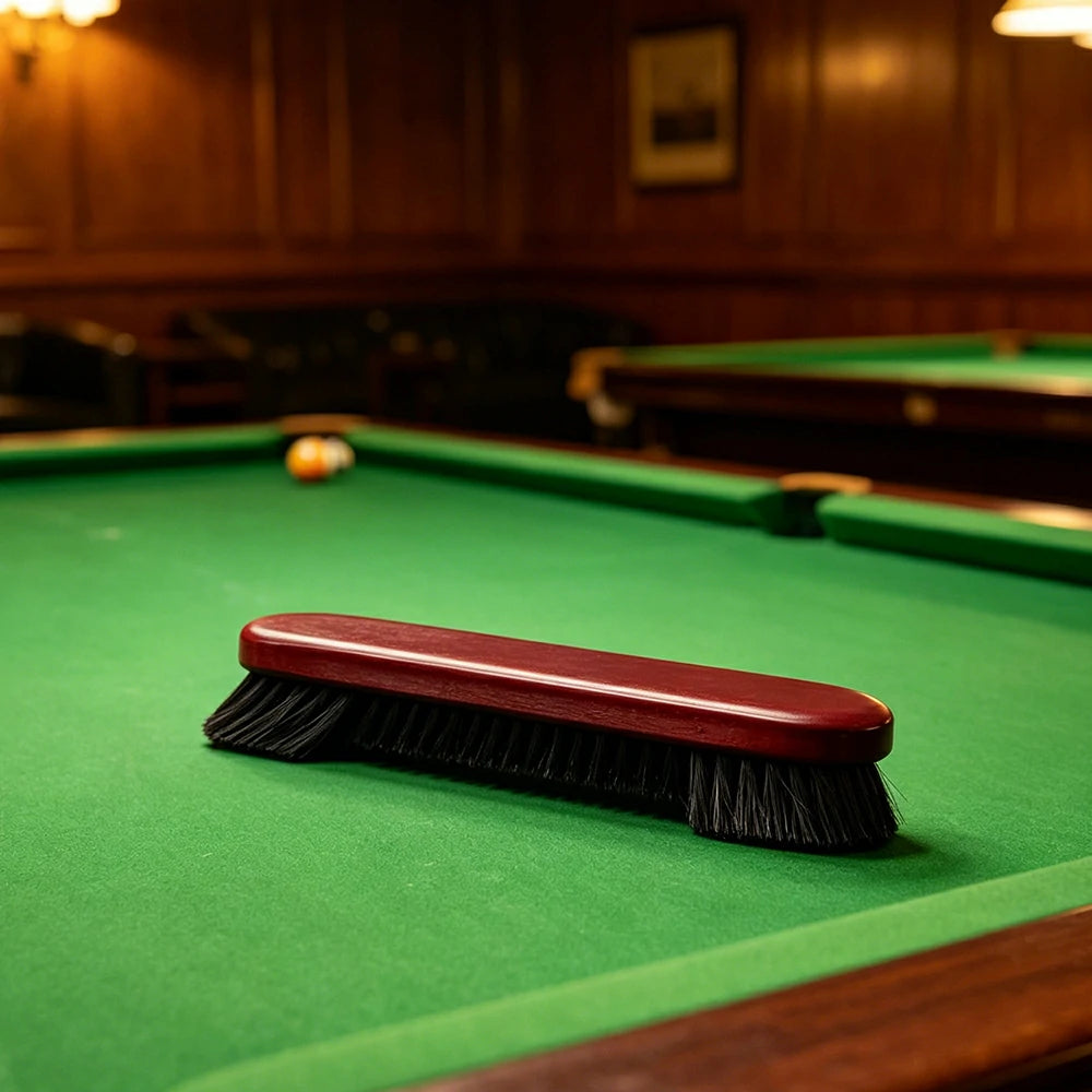 ARIX Table Brush 1/2 Standard, Solid Oak Body, Dual-Length Nylon Bristles for Even Cloth Cleaning - Lightweight & Durable