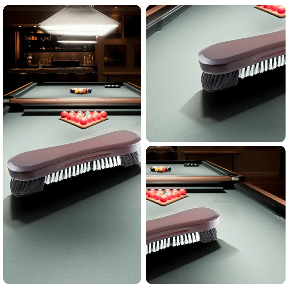 ARIX Table Brush 1/2 Standard, Solid Oak Body, Dual-Length Nylon Bristles for Even Cloth Cleaning - Lightweight & Durable