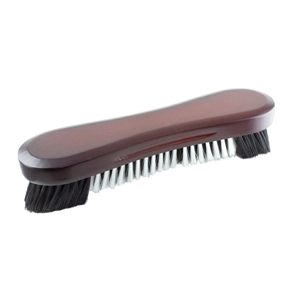 ARIX Table Brush 1/2 Standard, Solid Oak Body, Dual-Length Nylon Bristles for Even Cloth Cleaning - Lightweight & Durable