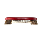 ARIX Table Brush 10.5", Horse Hair & Nylon Bristles, Dual-Length Cleaning Design with Ergonomic Wooden Handle - Natural Finish