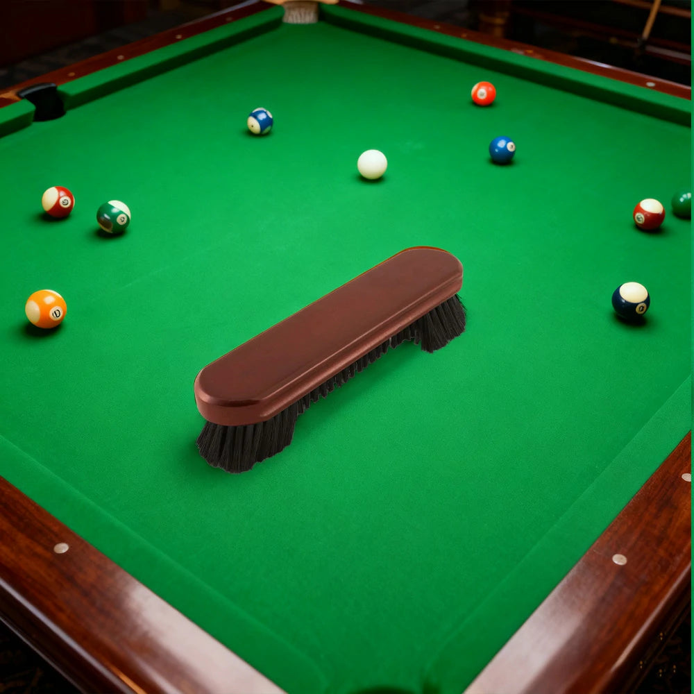 ARIX 9" Standard Table Brush, Solid Timber Body with Nylon Bristles - Mahogany Finish