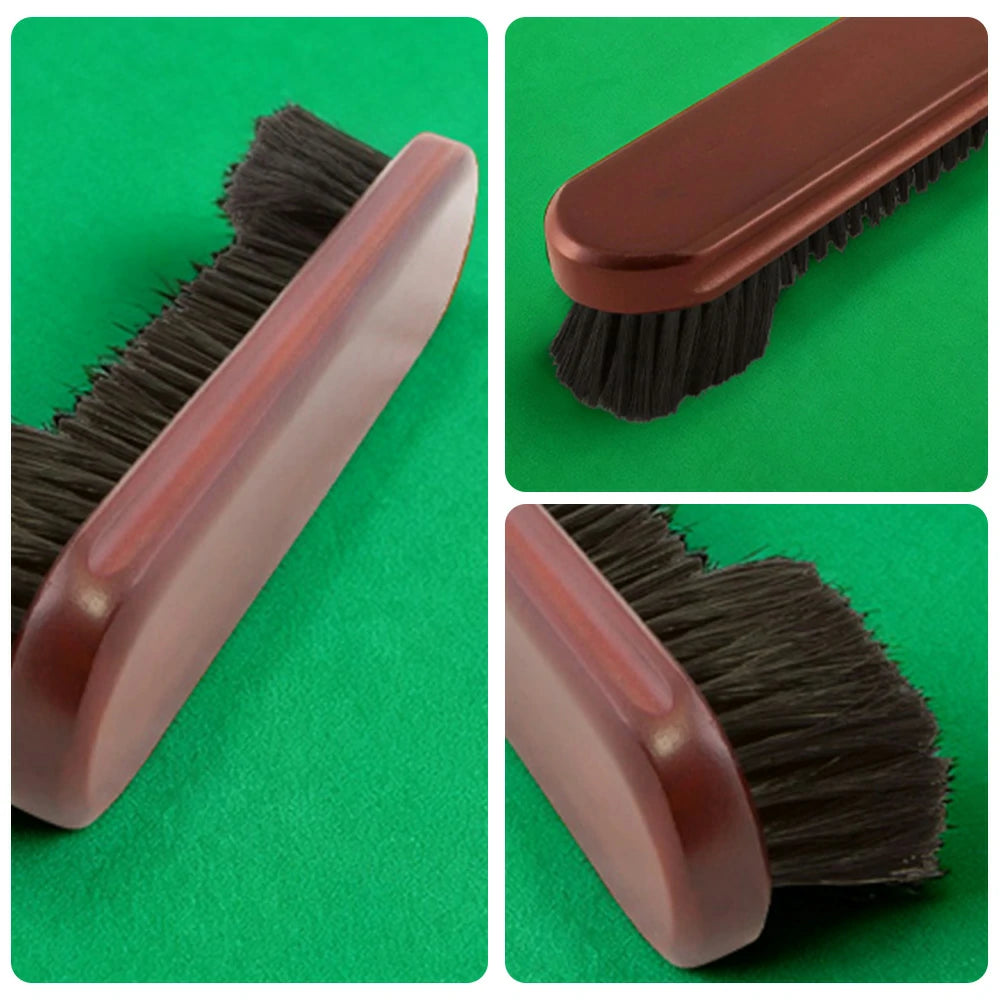 ARIX 9" Standard Table Brush, Solid Timber Body with Nylon Bristles - Mahogany Finish
