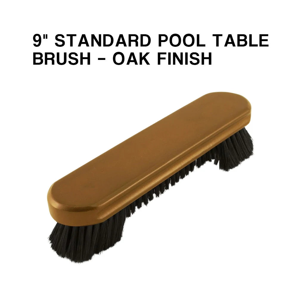 ARIX 9" Standard Table Brush, Solid Timber Body with Nylon Bristles - Oak Finish