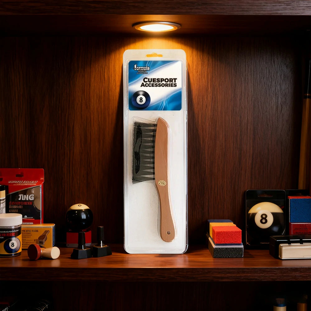 ARIX Wooden Rail Brush, Solid Wood Handle with Soft Bristles - Oak Finish