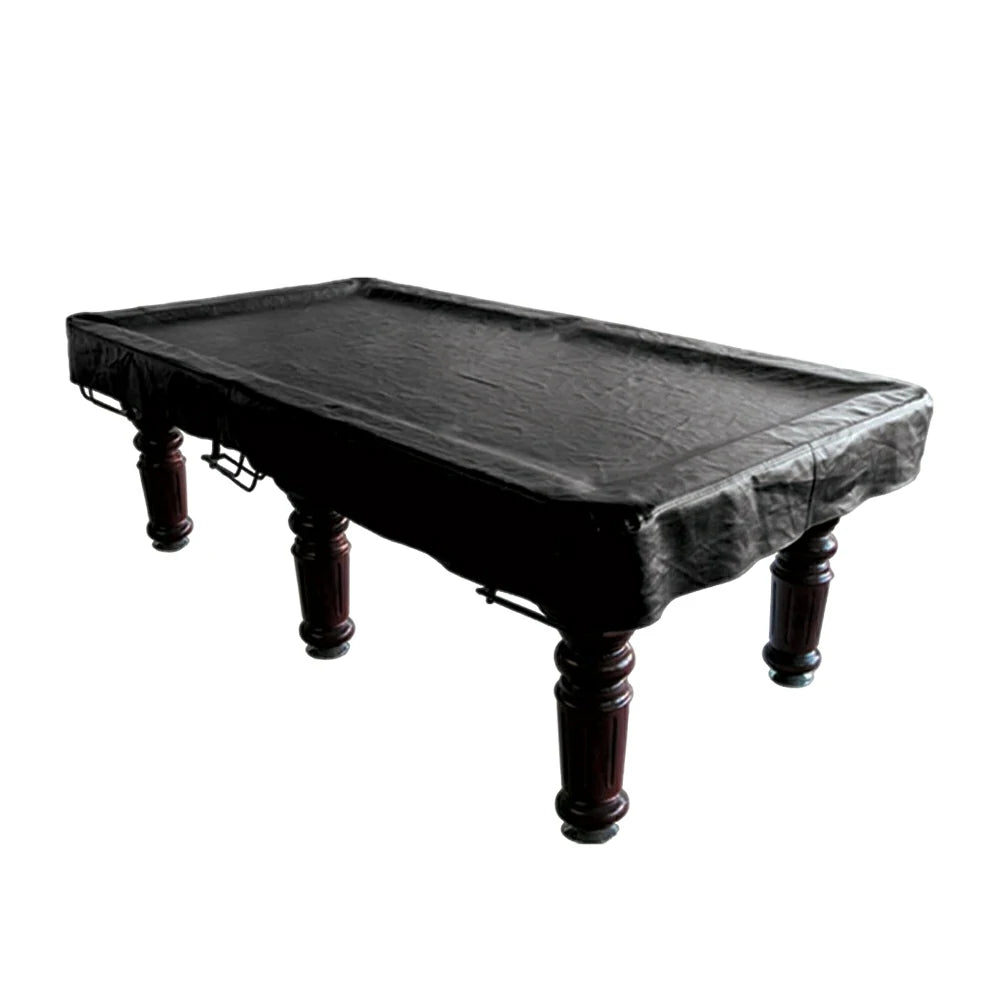 ARIX Heavy-Duty Vinyl Table Cover 10/12FT, Thick Protective Design, Dust & Spill Resistant - Black