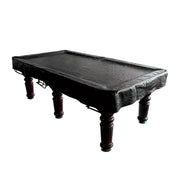 ARIX Heavy-Duty Vinyl Table Cover 10/12FT, Thick Protective Design, Dust & Spill Resistant - Black