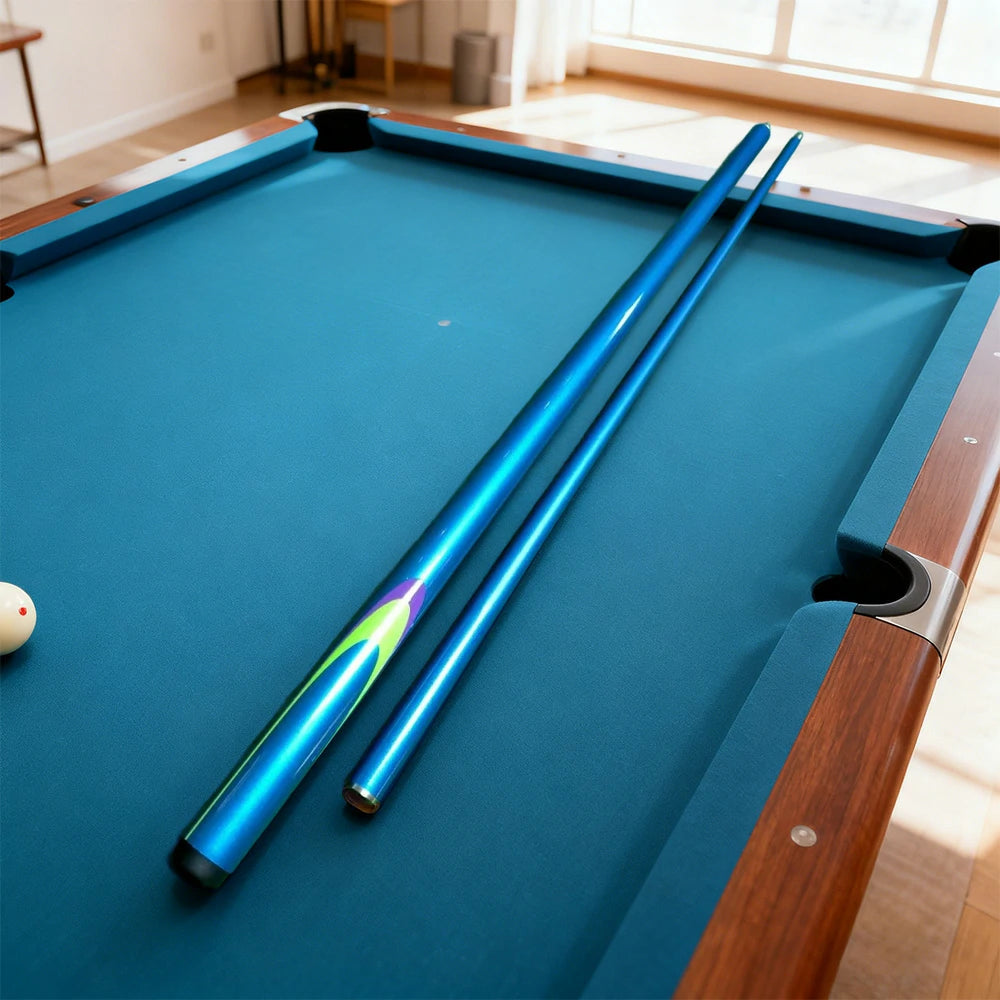 ARIX Carbon Fiber Cue Stick 9.5MM Tip 145CM 1/2 Split Screw Connection Precision Performance, Durable & Rust-Free - Blue