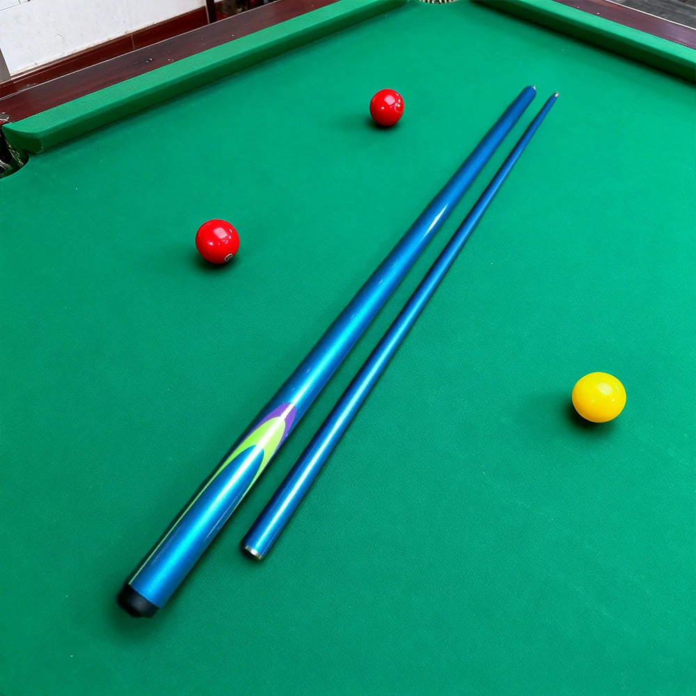ARIX Carbon Fiber Cue Stick 9.5MM Tip 145CM 1/2 Split Screw Connection Precision Performance, Durable & Rust-Free - Blue