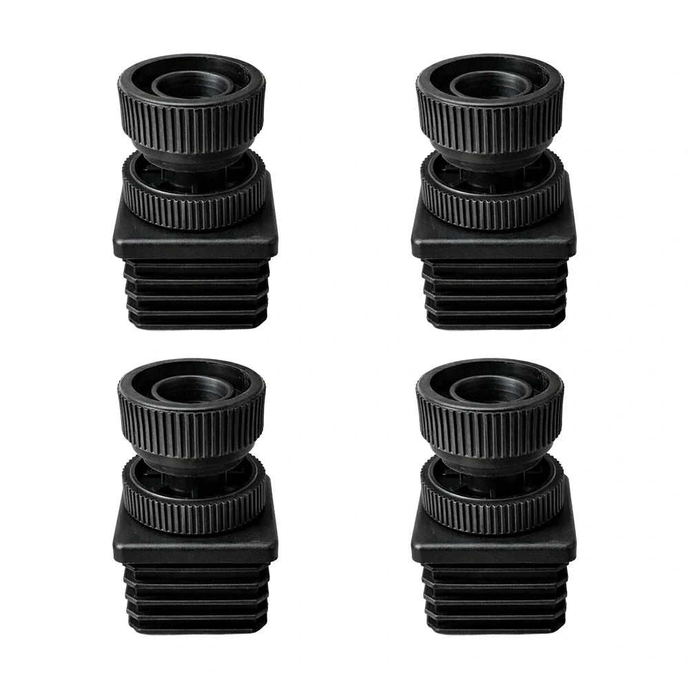 ARIX Adjustable 50mm Table Legs 4pcs - Level & Stable Support - Heavy-Duty Metal - Ideal Replacement for Indoor Table Tennis