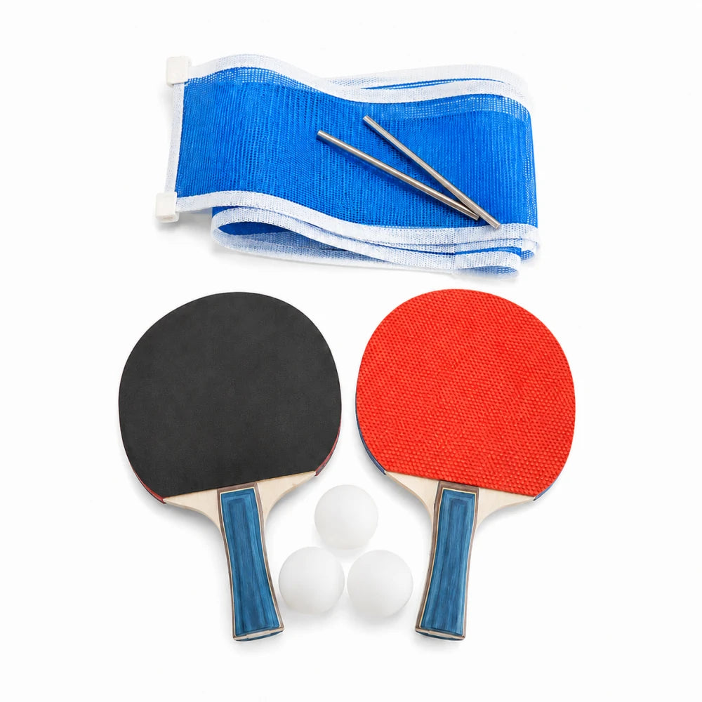 ARIX Table Tennis Table Accessory Set with Ping Pong Paddles, Balls & Net
