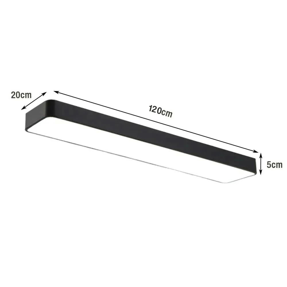 ARIX Pool Table Light, Ultra-Thin LED, Aluminium+Acrylic Body, 72W with Remote, Energy-Efficient Durable Billiard Lighting - Black