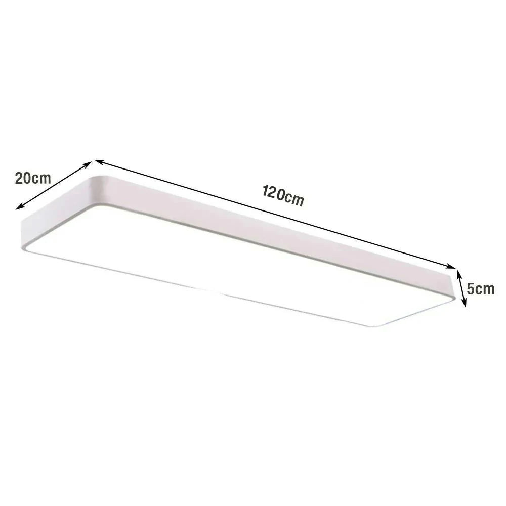 ARIX Pool Table Light, Ultra-Thin LED, Aluminium+Acrylic Body, 72W with Remote, Energy-Efficient Durable Billiard Lighting - White