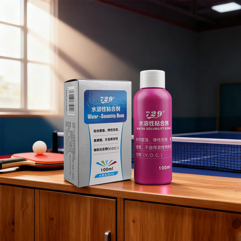 ARIX 100ml Table Tennis VOC-Free Glue - Strong Bonding, Easy Clean, Stable Elastic Film - Pink
