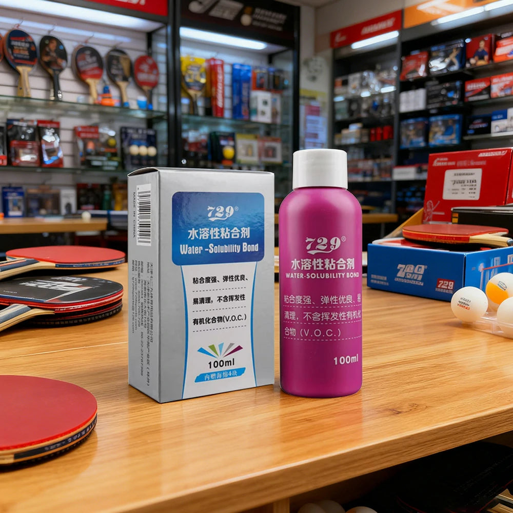 ARIX 100ml Table Tennis VOC-Free Glue - Strong Bonding, Easy Clean, Stable Elastic Film - Pink