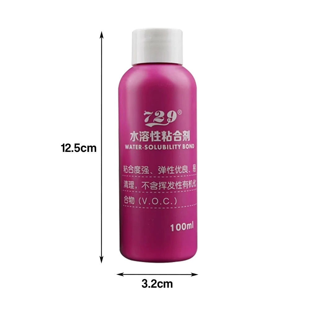ARIX 100ml Table Tennis VOC-Free Glue - Strong Bonding, Easy Clean, Stable Elastic Film - Pink