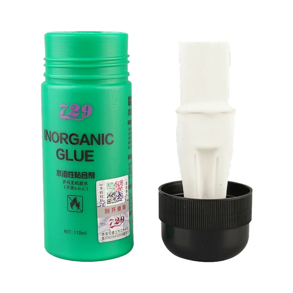 ARIX 110ml Inorganic Table Tennis Glue with Applicator - VOC-Free, Strong Bonding, Smooth & Easy Application - Green