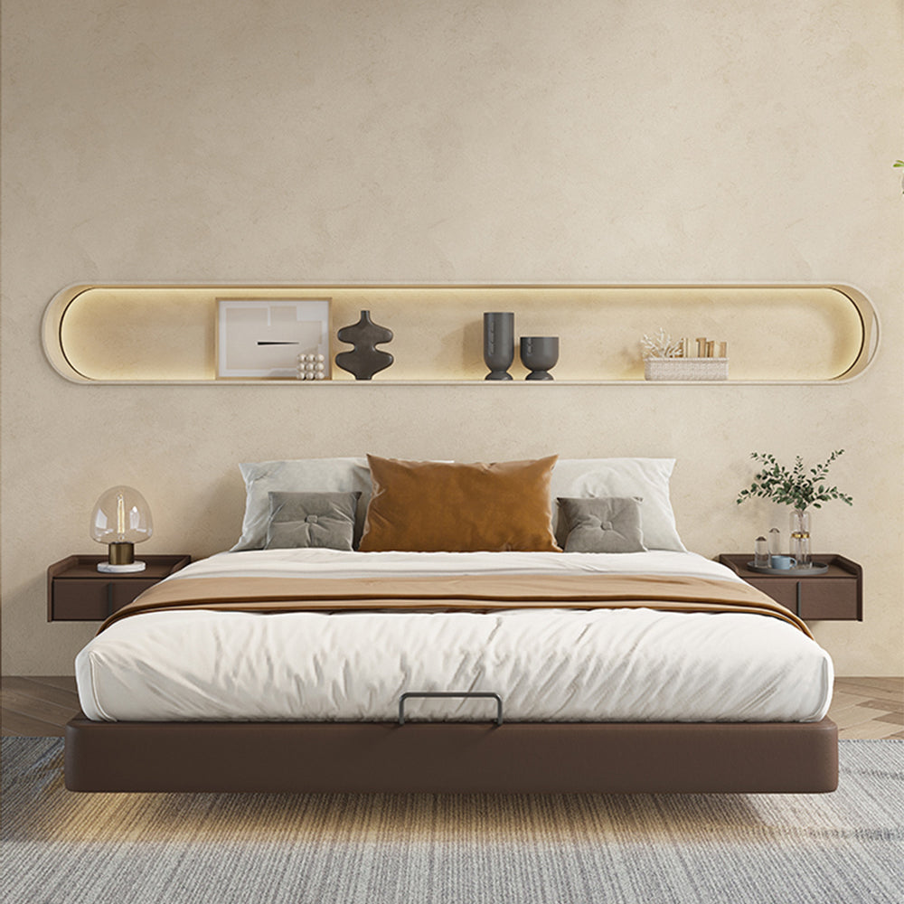LUXORA B1144 150/180cm Length Solid Wood Headless Bed-White