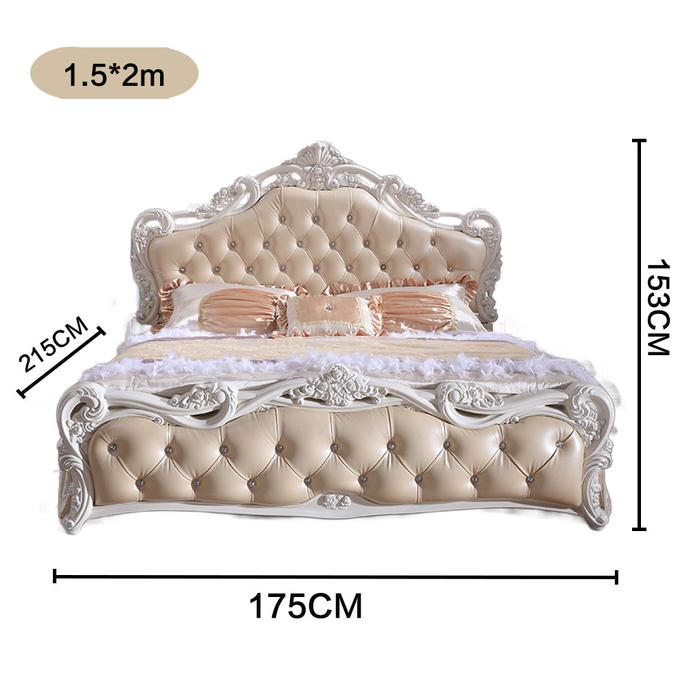 LIVARA 150/ 180CM Luxury Bed w/Mattress