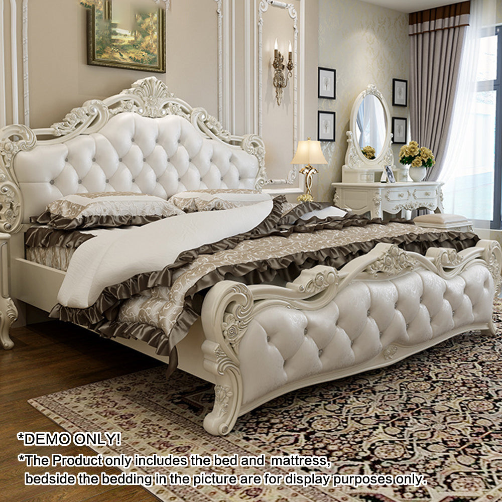 LIVARA 150/ 180CM Luxury Bed w/Mattress