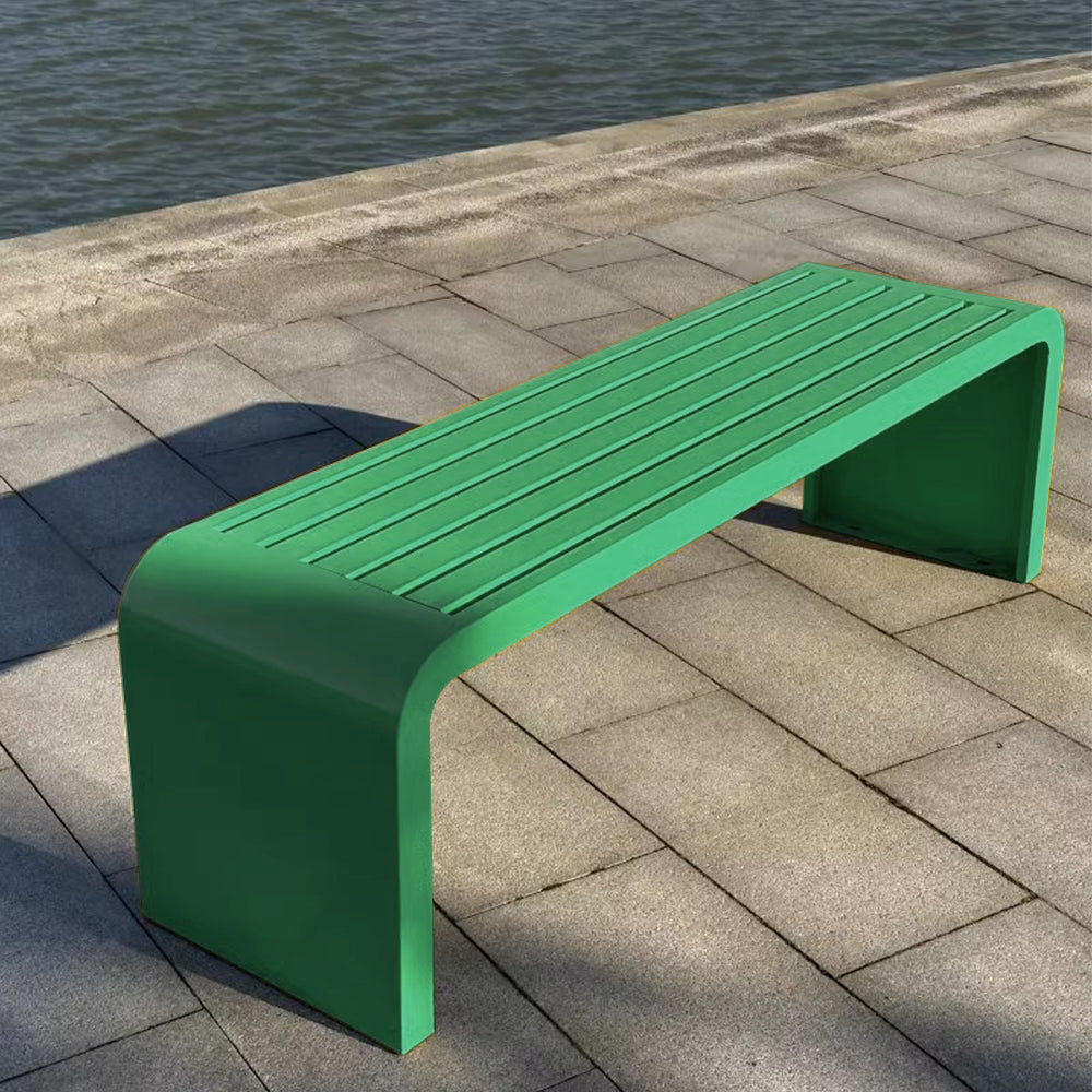 SOLARA 1m/1.2m/1.5m Galvanized Steel Outdoor Bench