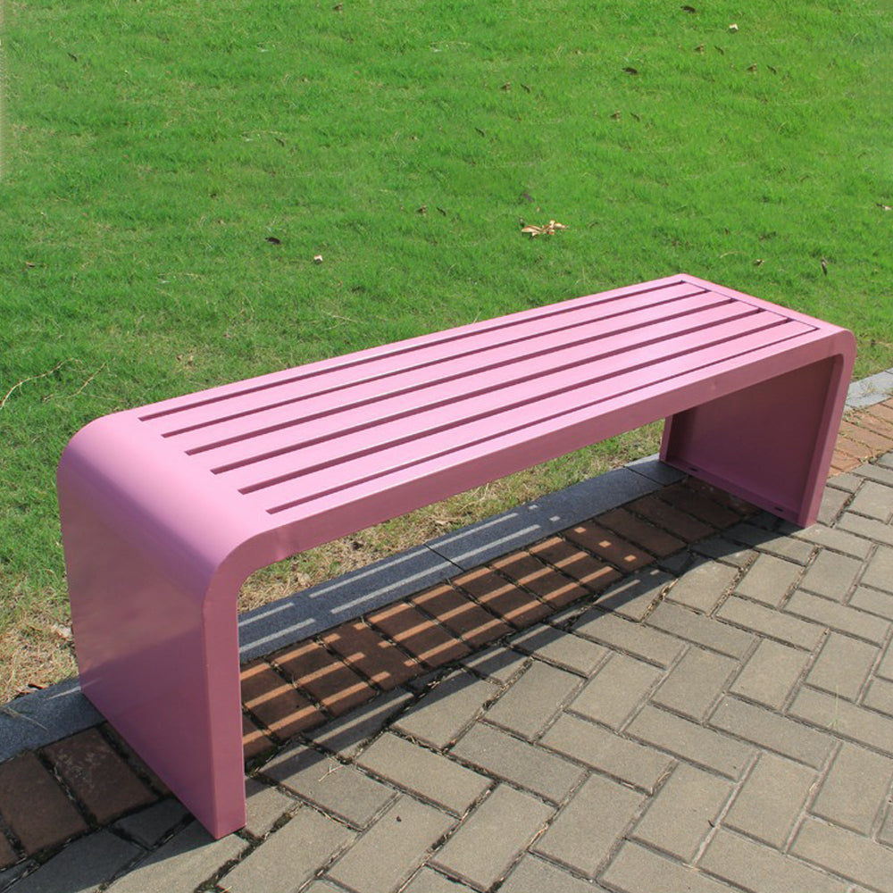 SOLARA 1m/1.2m/1.5m Galvanized Steel Outdoor Bench