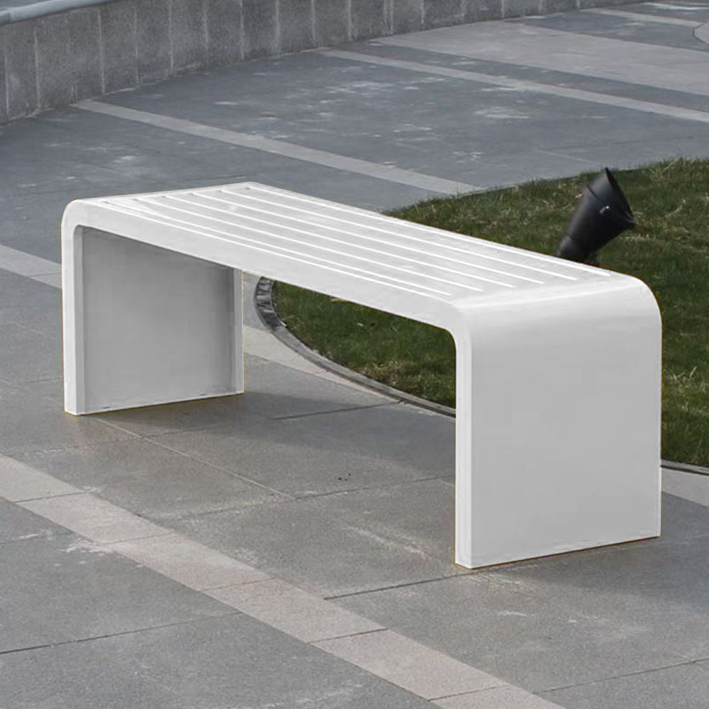 SOLARA 1m/1.2m/1.5m Galvanized Steel Outdoor Bench
