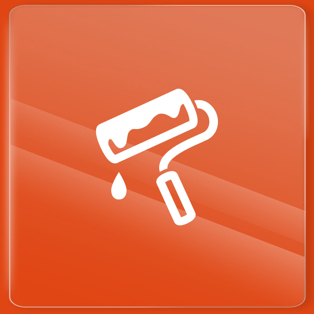 GROVIA Aluminum Alloy Ladder Spray Paint Service - Red