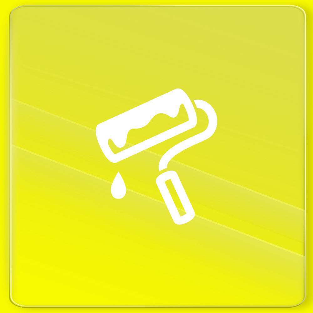 GROVIA Aluminum Alloy Ladder Spray Paint Service - Yellow