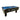 CUETIQ 7FT/8FT Coin-Operated Pool Table – MDF/Marble Top Options, Ball Storage Box, Stable Steel Frame, Black Edge Design - Blue