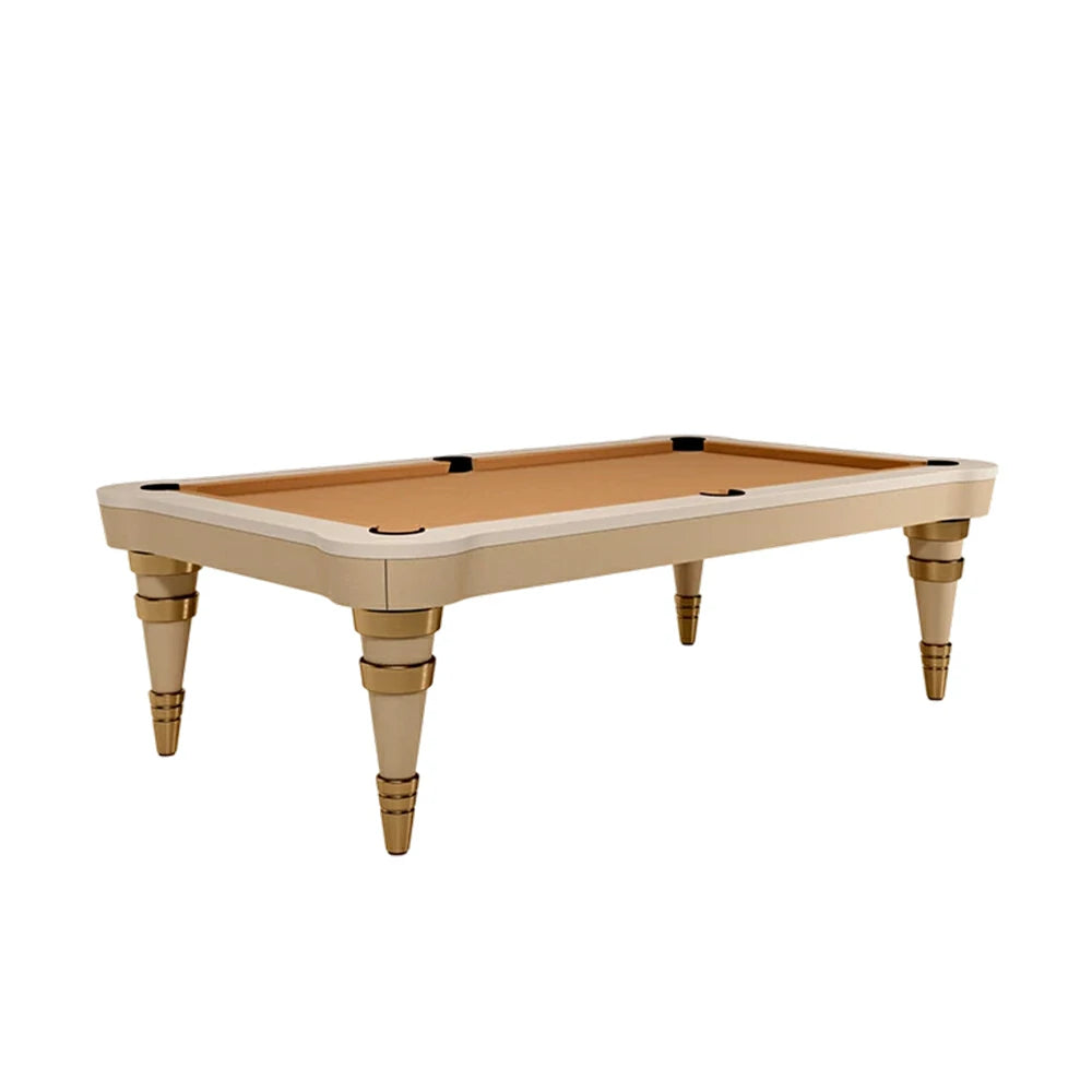 CUETIQ Luxury Designer Billiard Table 2.68m/2.97m - Sculptural Contemporary Design, Precision Craftsmanship, Premium Materials - Orange