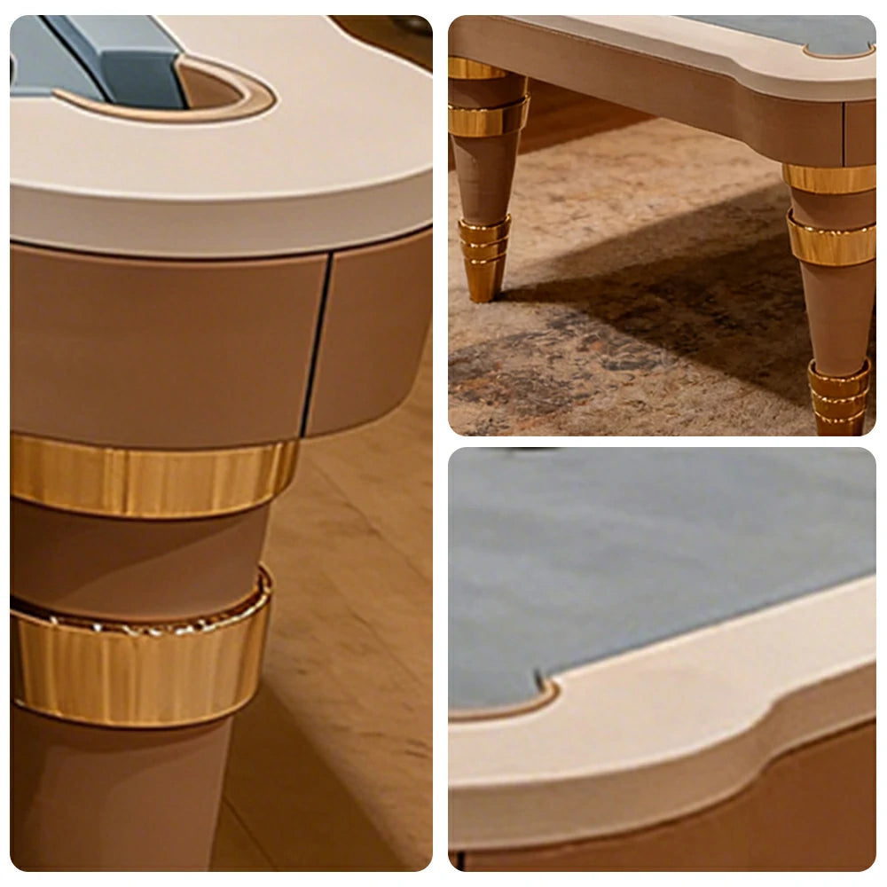 CUETIQ Luxury Designer Billiard Table 2.68m/2.97m - Sculptural Contemporary Design, Precision Craftsmanship, Premium Materials - Blue