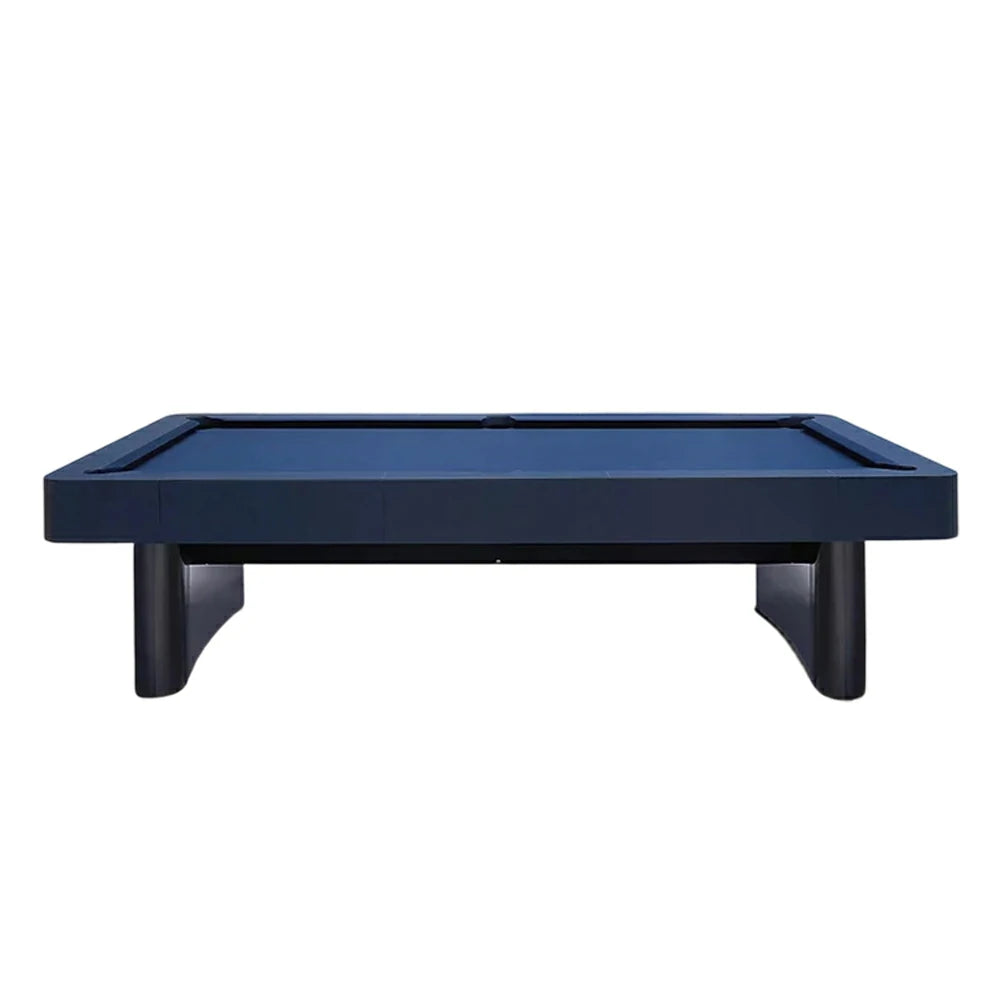 CUETIQ Italian Luxury Billiard Table - Sculptural Minimalist Design, Solid Wood Legs, Precision Metal Base, Premium Craftsmanship - Klein Blue